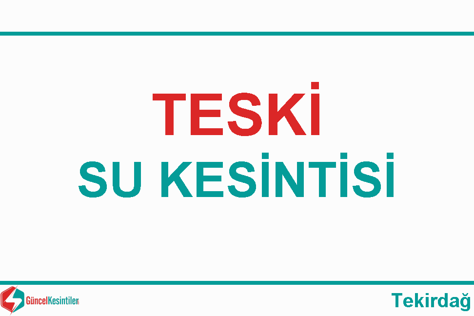 How to Check Tekirdağ Teski Water Outages: Your Alo 185 Guide